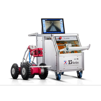 qualidade  Vandal Proof Robotic CCTV Rainfall Inspection Camera with 300m Electrical Cable Reel fábrica